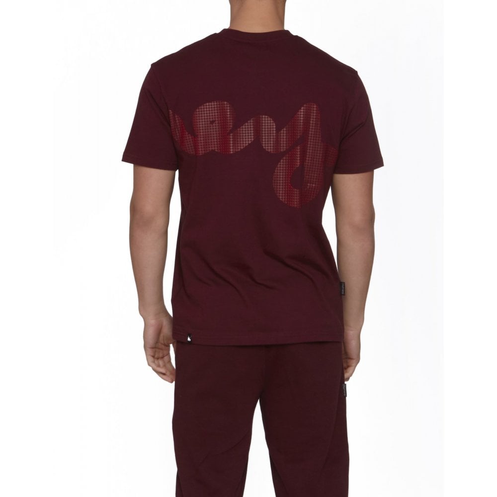 MONEY SHADOW NODE T-SHIRT DEEP RED