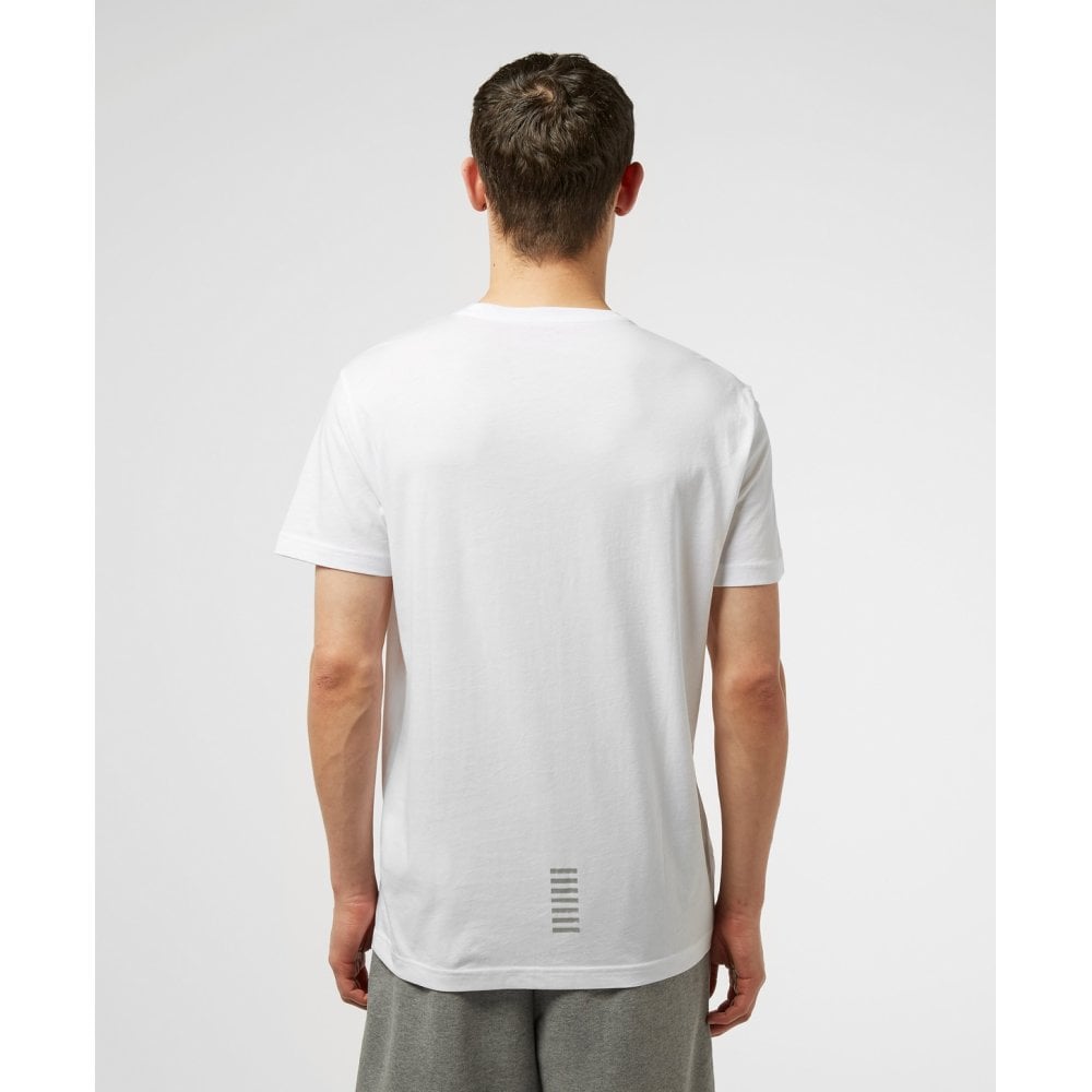 EMPORIO ARMANI EA7 8NPT51 BASIC T-SHIRT WHITE/SILVER