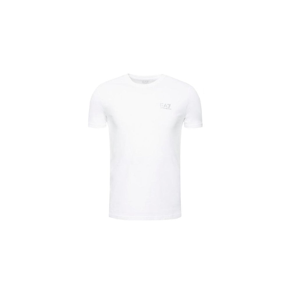 EMPORIO ARMANI EA7 8NPT51 BASIC T-SHIRT WHITE/SILVER