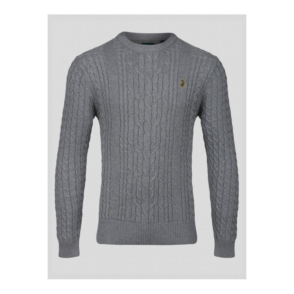 LUKE 1977 CARTER JOHNSON KNIT MARL GREY