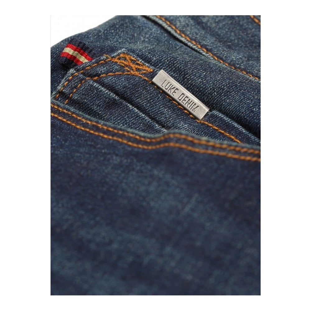 LUKE 1977 NIMED DENIM SHORT DISTRESSED TINT