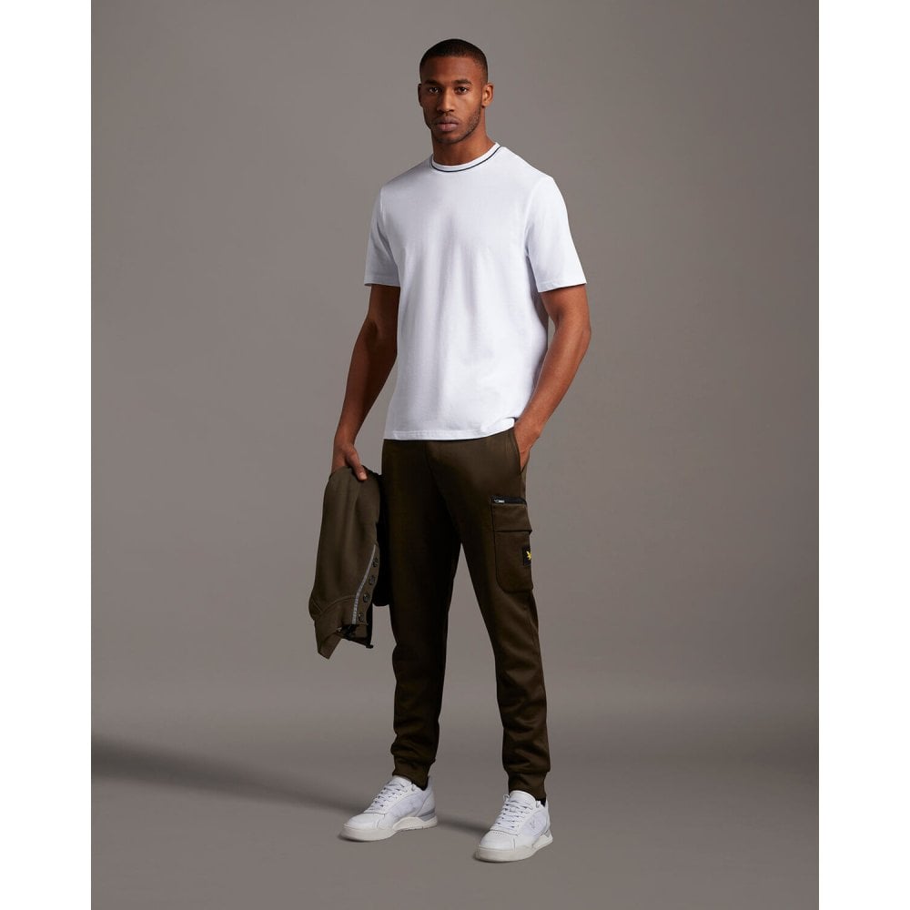 LYLE & SCOTT TS1324V TIPPED T-SHIRT WHITE