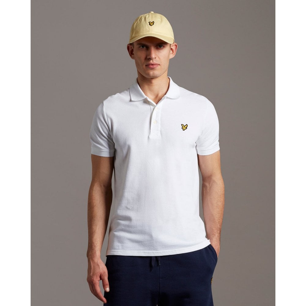 LYLE & SCOTT SP400VB POLO T-SHIRT WHITE