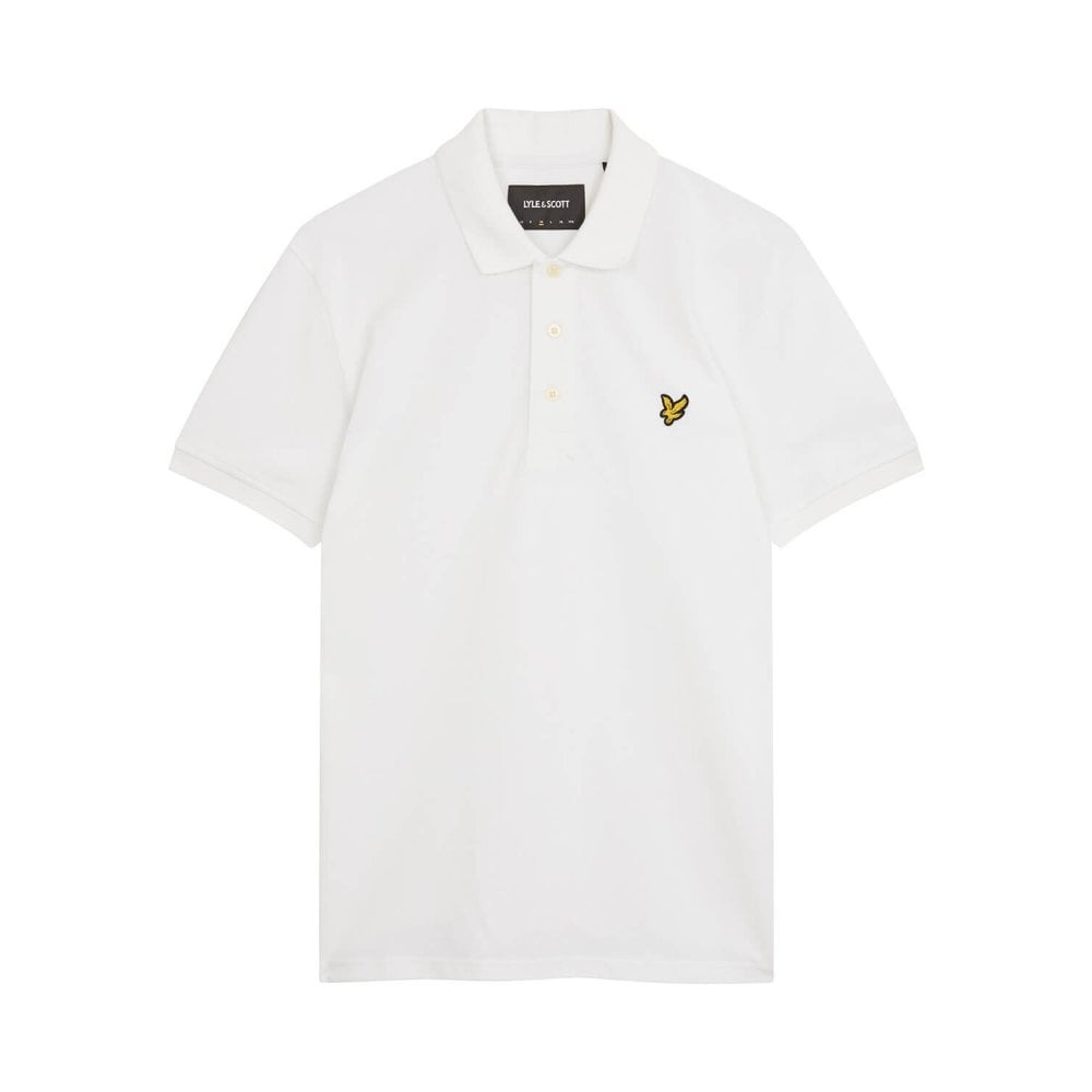 LYLE & SCOTT SP400VB POLO T-SHIRT WHITE