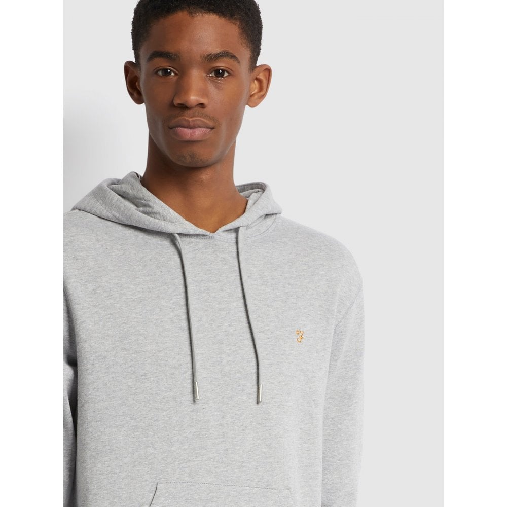 FARAH ZAIN HOODIE LIGHT GREY MARL