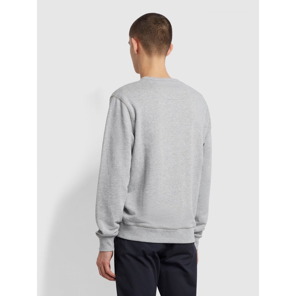 FARAH TIM CREW SWEATSHIRT LIGHT GREY
