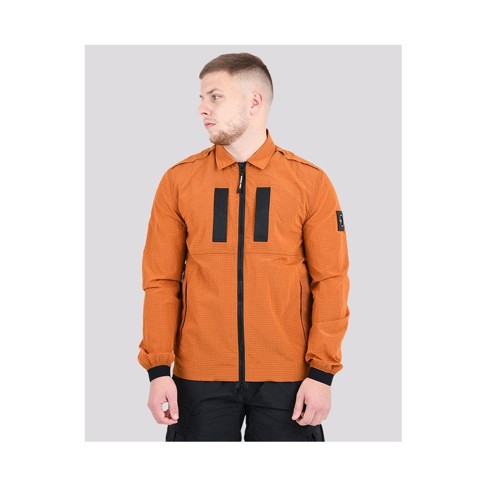 MARSHALL ARTIST LIQUID RIPSTOP OVERSHIRT RUST