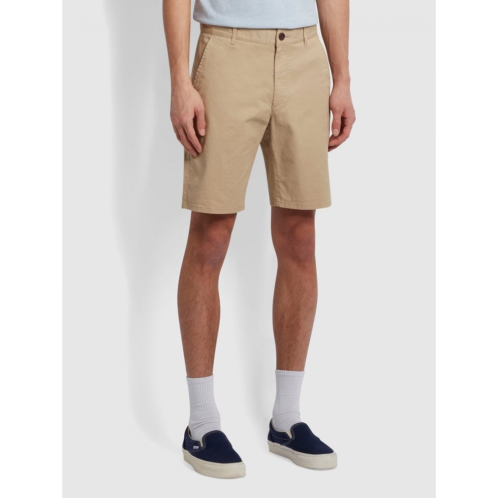 FARAH HAWK CHINO SHORT LIGHT SAND