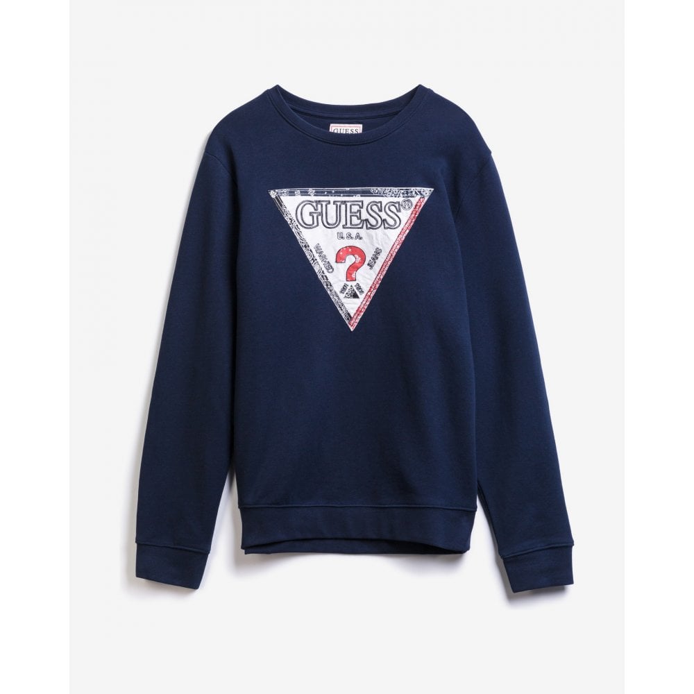 GUESS LENNOX SWEATSHIRT NAVY