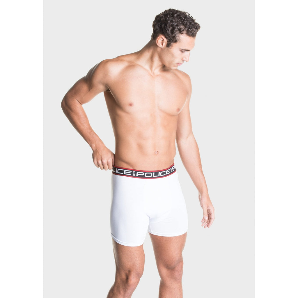 883 POLICE CORTI BOXERS 3 PACK WHITE