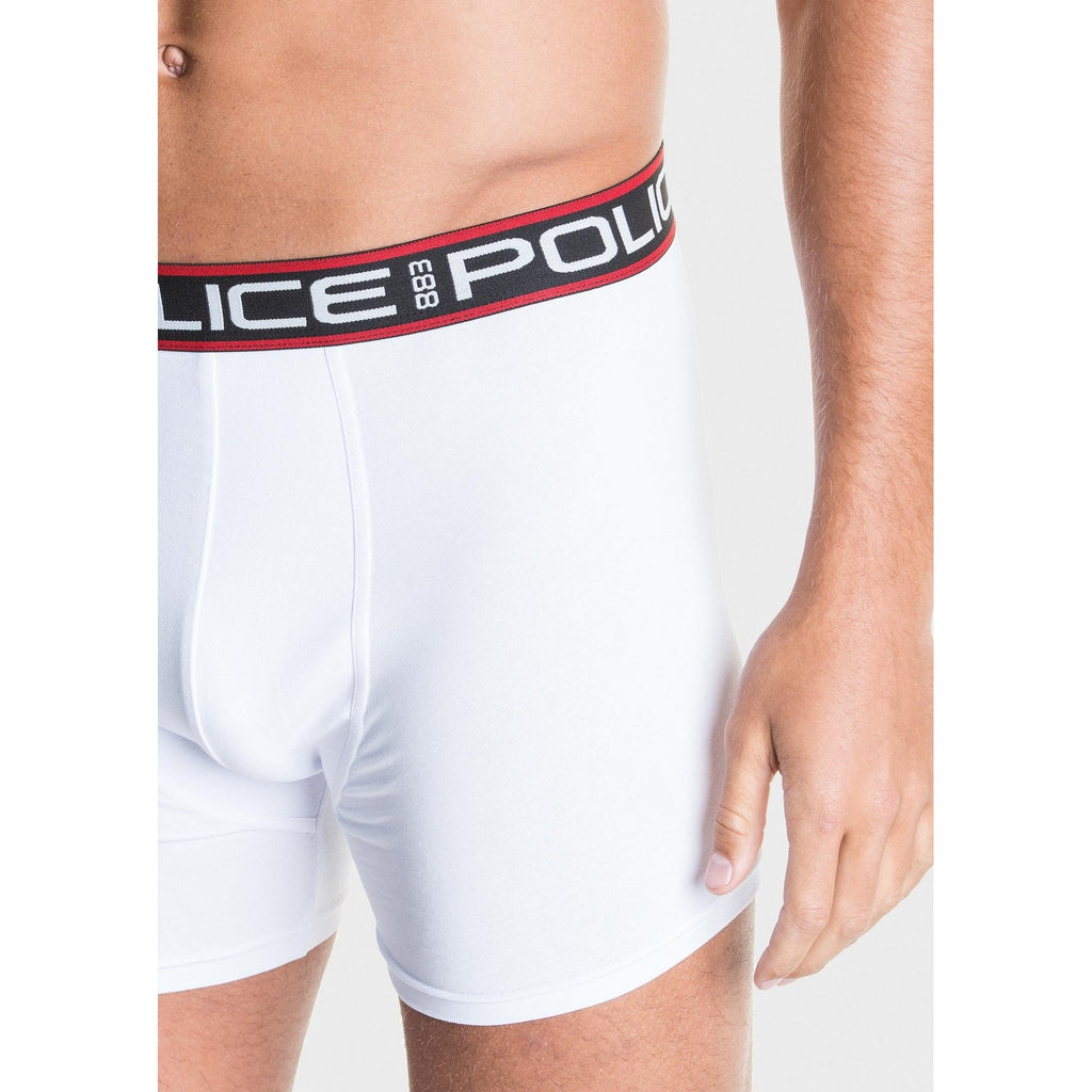 883 POLICE CORTI BOXERS 3 PACK WHITE