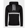 EMPORIO ARMANI EA7 3KPM26 1/4 ZIP HOOD BLACK