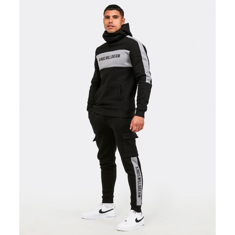 KINGS WILL DREAM CHAPMAN FLC CARGO JOGGERS BLACK