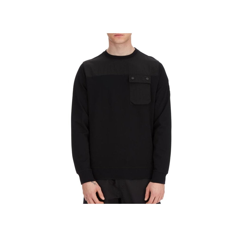 WEEKEND OFFENDER CUCUTA CREW SWEATSHIRT BLACK