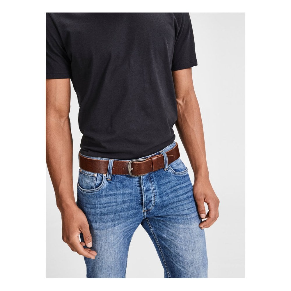 JACK & JONES PAUL BELT BLACK COFFEE