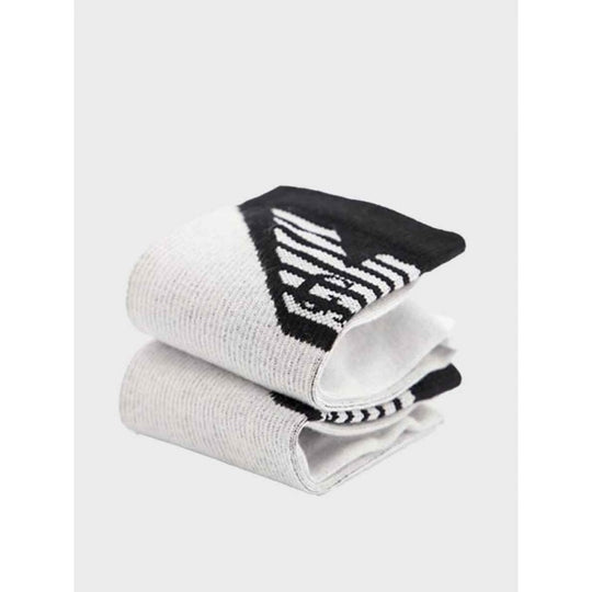 Emporio Armani 2 Pack Short Socks Black