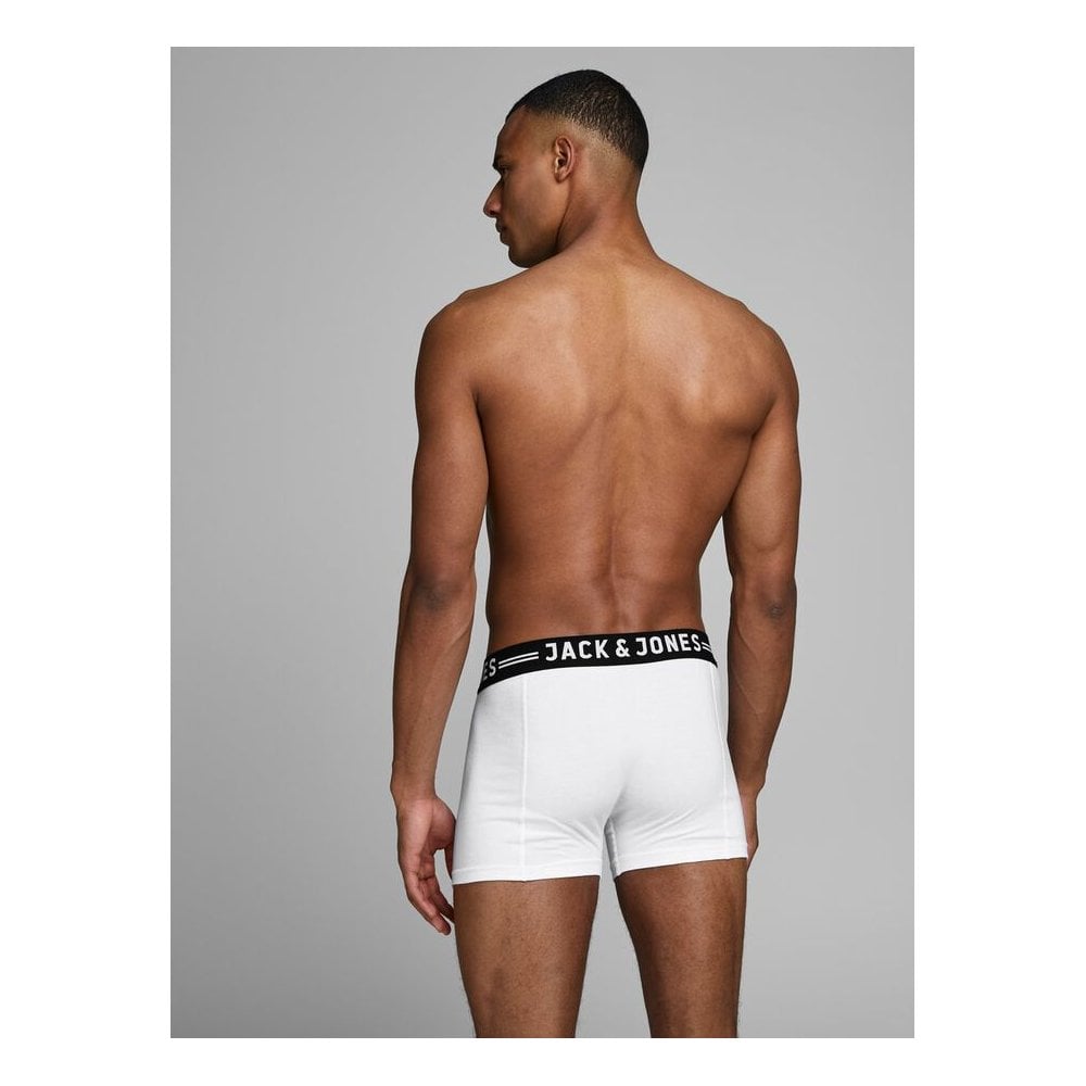 JACK & JONES SENSE 3 PACK BOXERS TRIPLE WHITE