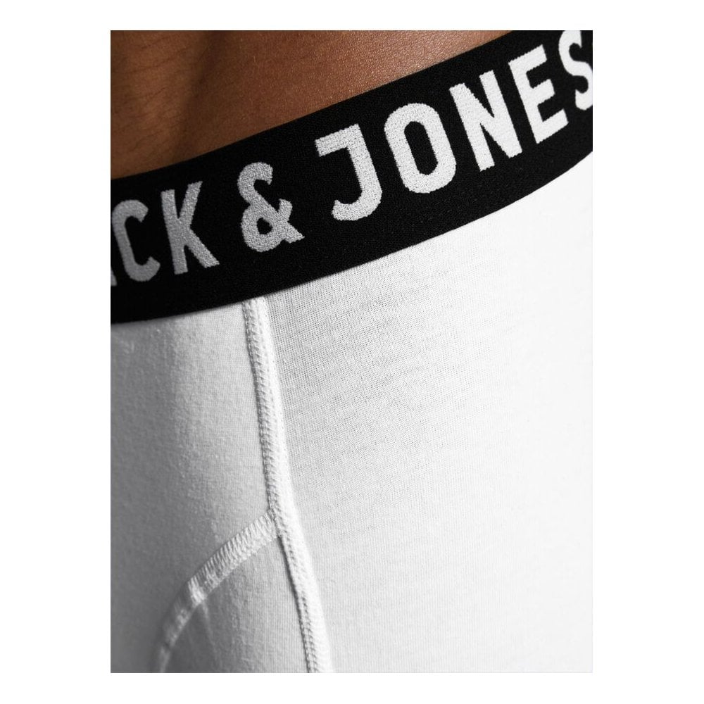 JACK & JONES SENSE 3 PACK BOXERS TRIPLE WHITE