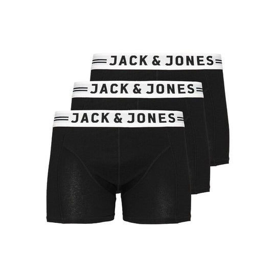Jack & Jones Sense 3 Pack Boxers Triple Black