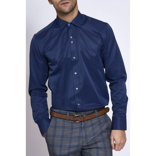 Marc Darcy Alfie Long Sleeve Shirt Navy