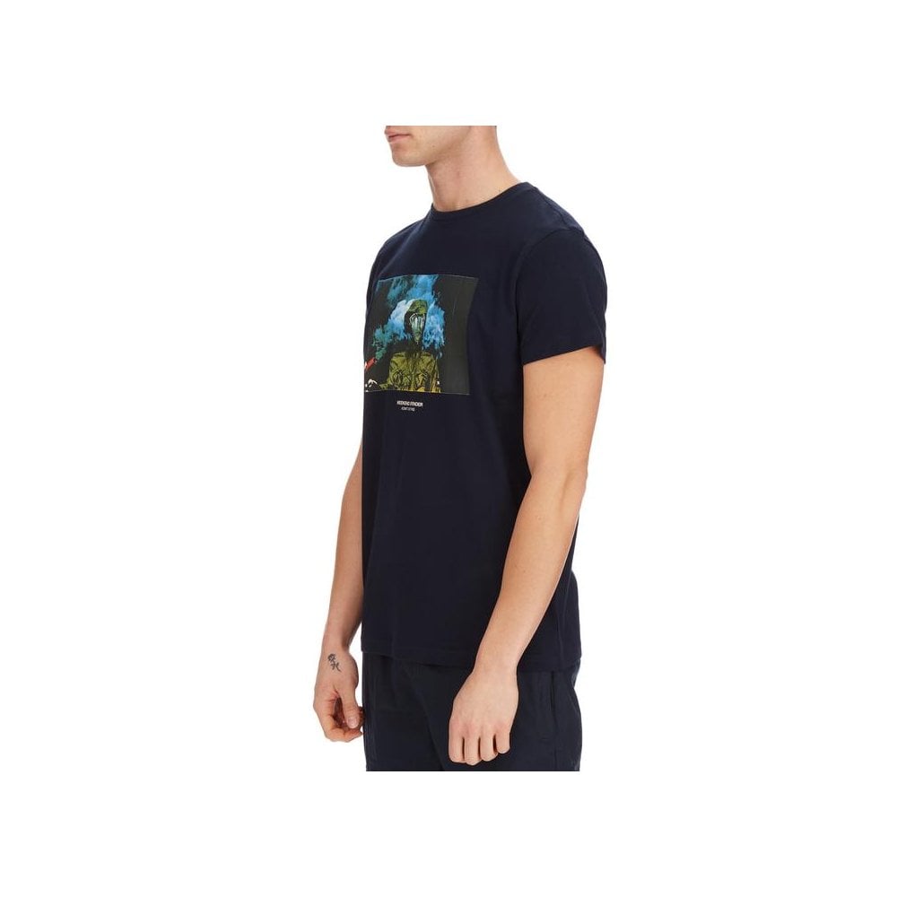 WEEKEND OFFENDER FUSEE T-SHIRT NAVY