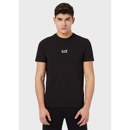 Emporio Armani EA7 3Kpt15 Centre Logo T-Shirt Black