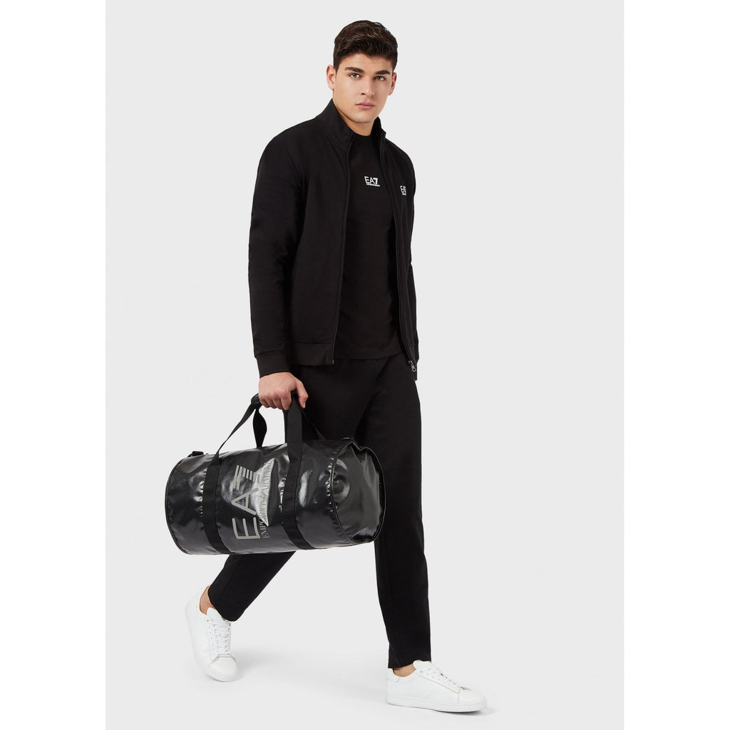 EMPORIO ARMANI EA7 3KPT15 CENTRE LOGO T-SHIRT BLACK