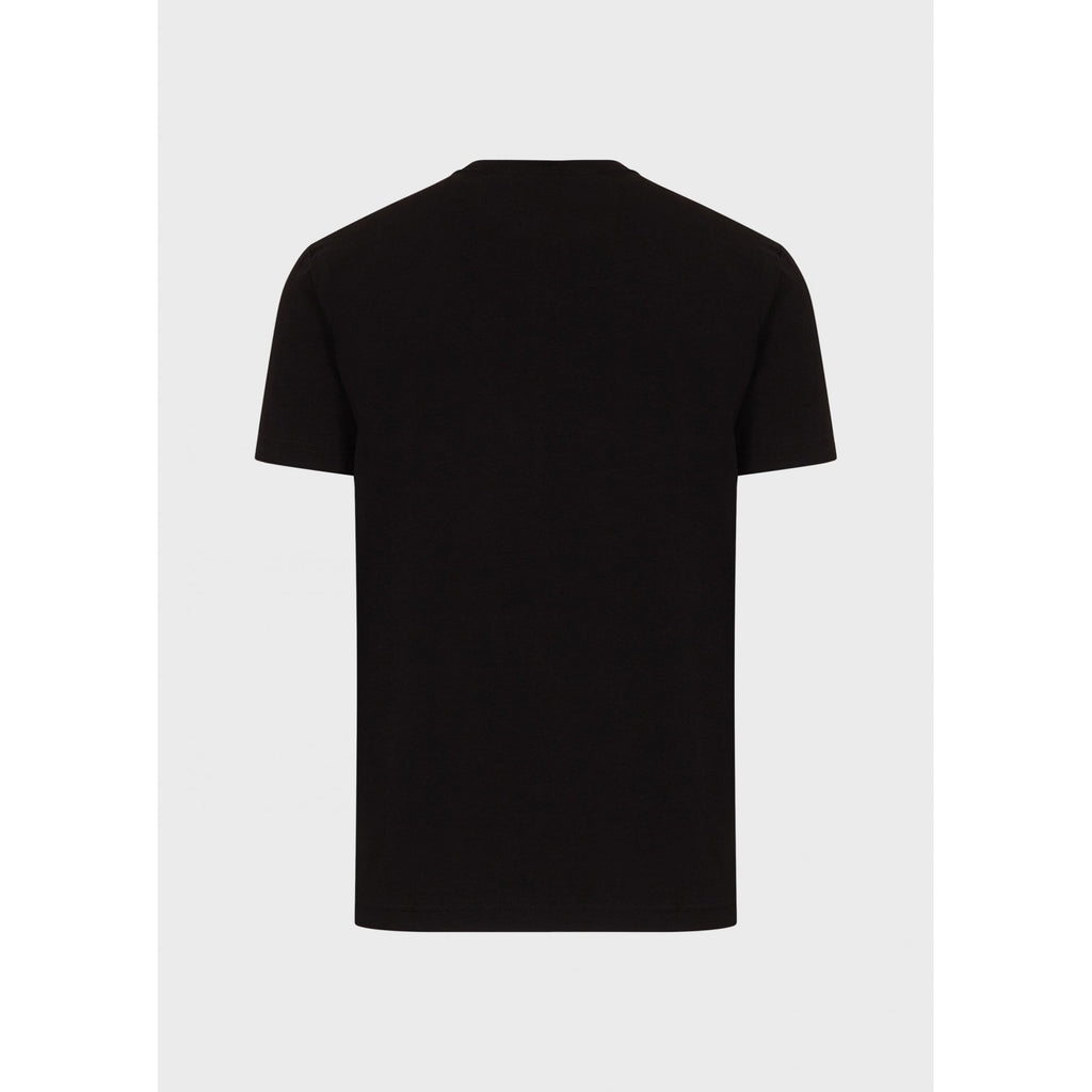 EMPORIO ARMANI EA7 3KPT15 CENTRE LOGO T-SHIRT BLACK