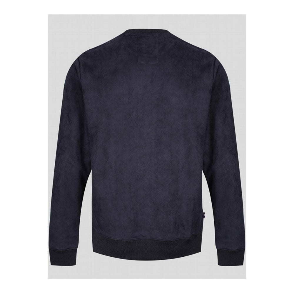 LUKE 1977 DENNIS SUEDE SWEATSHIRT NAVY