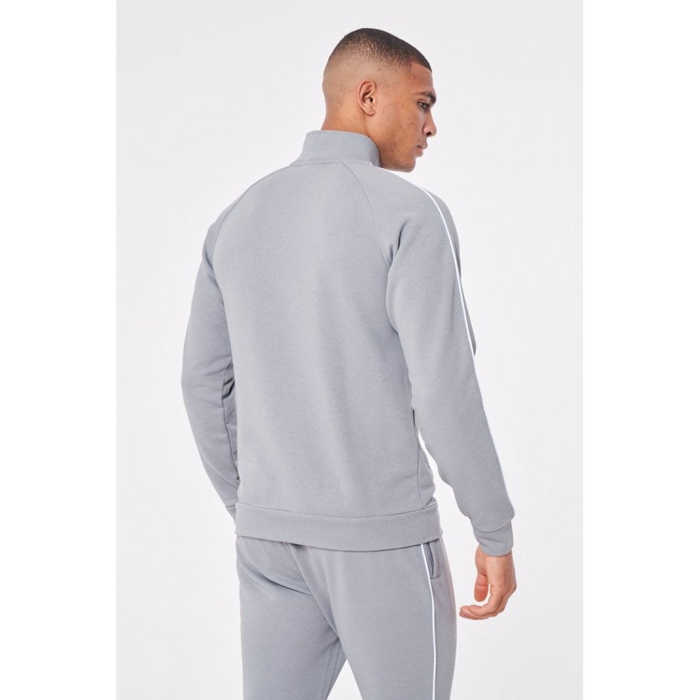PRÈ LONDON LUCIANA TRACK TOP GREY MARL