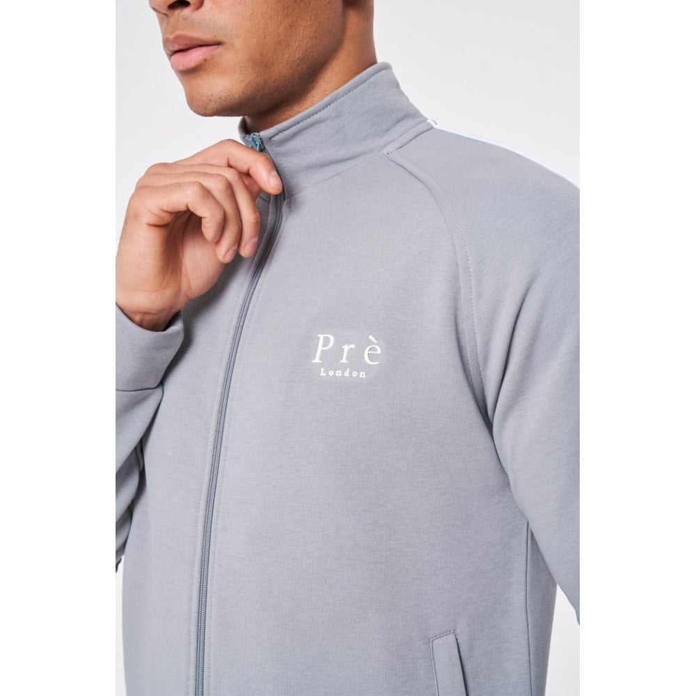 PRÈ LONDON LUCIANA TRACK TOP GREY MARL