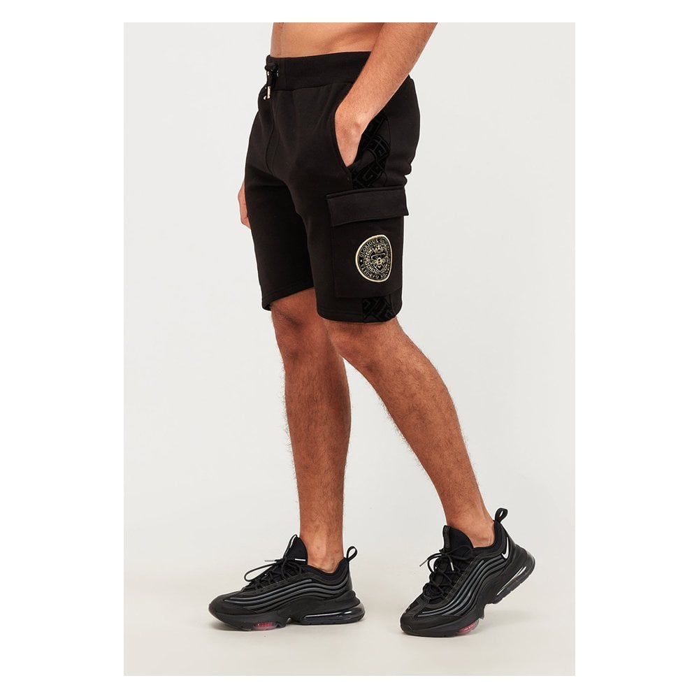 GLORIOUS GANGSTA ZAIAR SHORTS BLACK/GOLD