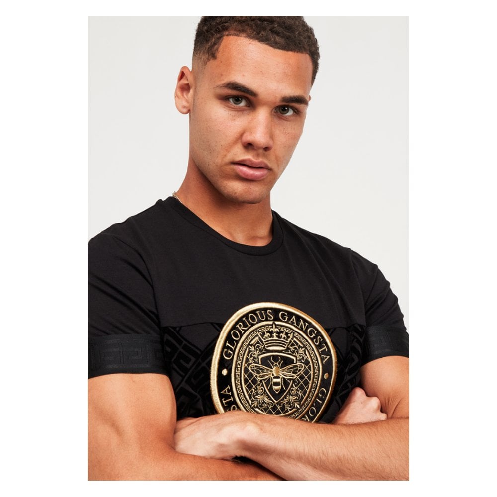 GLORIOUS GANGSTA ZAIAR T-SHIRT BLACK/GOLD
