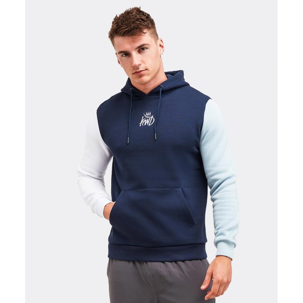 KINGS WILL DREAM CANON TRI-COLOUR HOOD NAVY