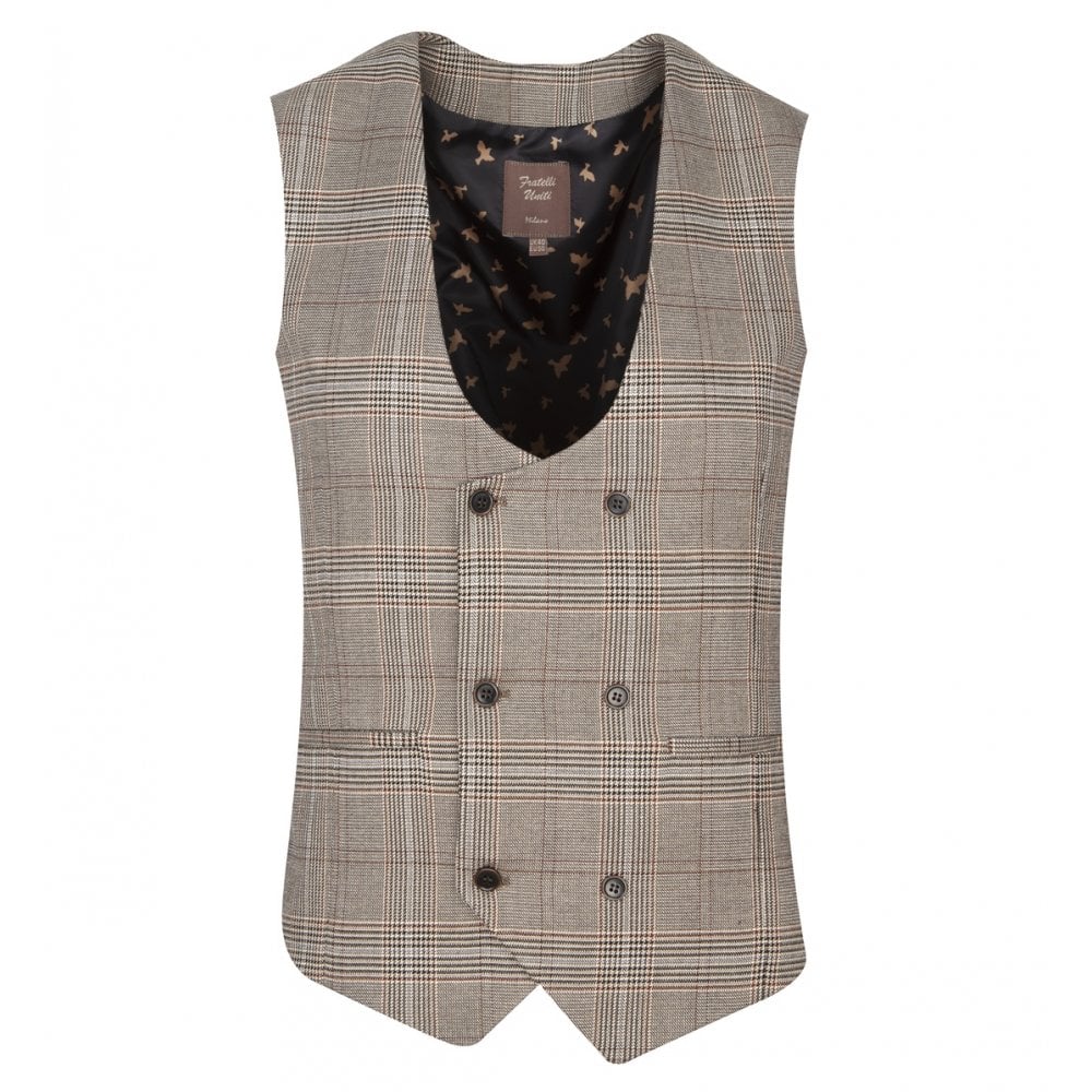 FRATELLI UNITI FWC1051 WAISTCOAT TAN