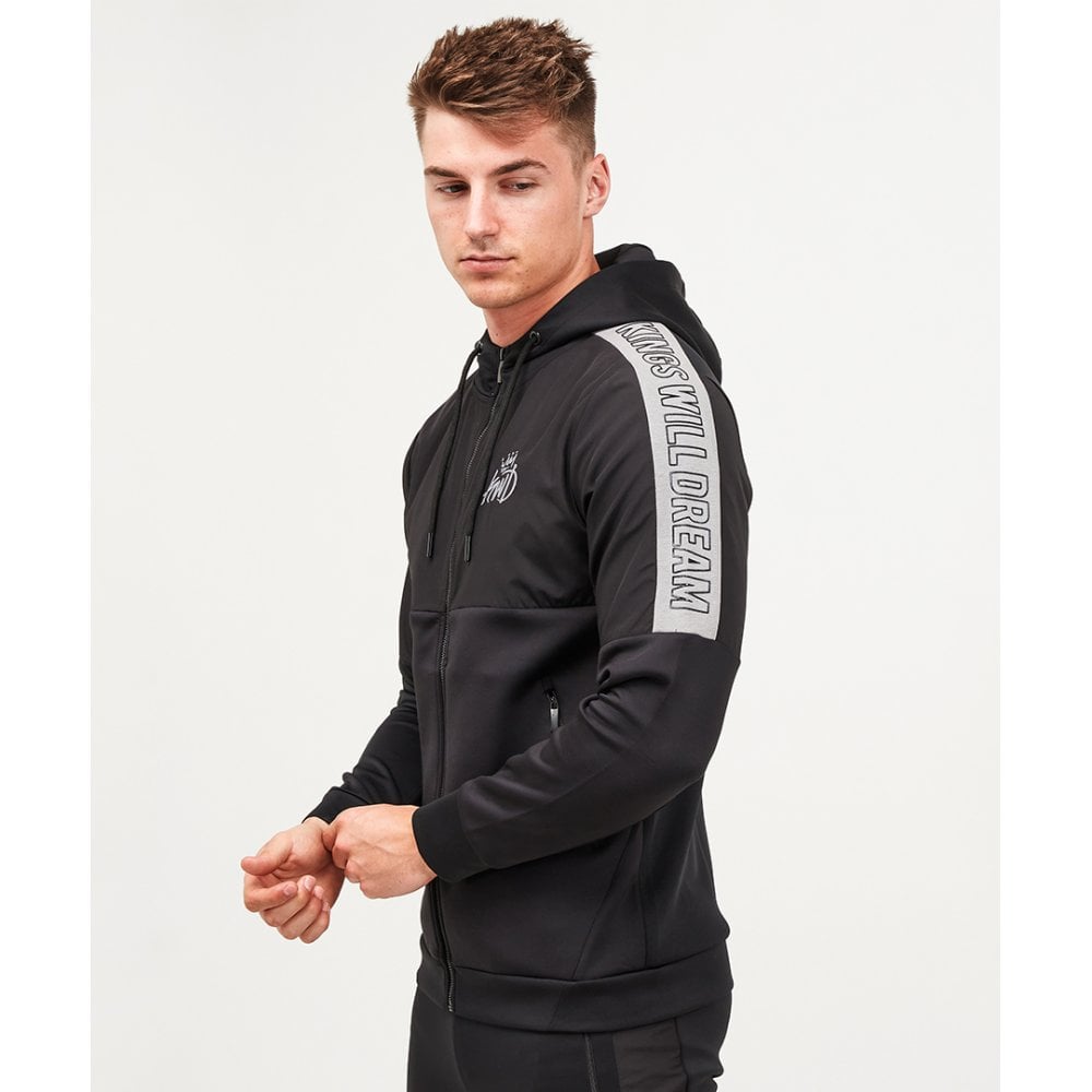 KINGS WILL DREAM DUNWEN ZIP HOOD BLACK