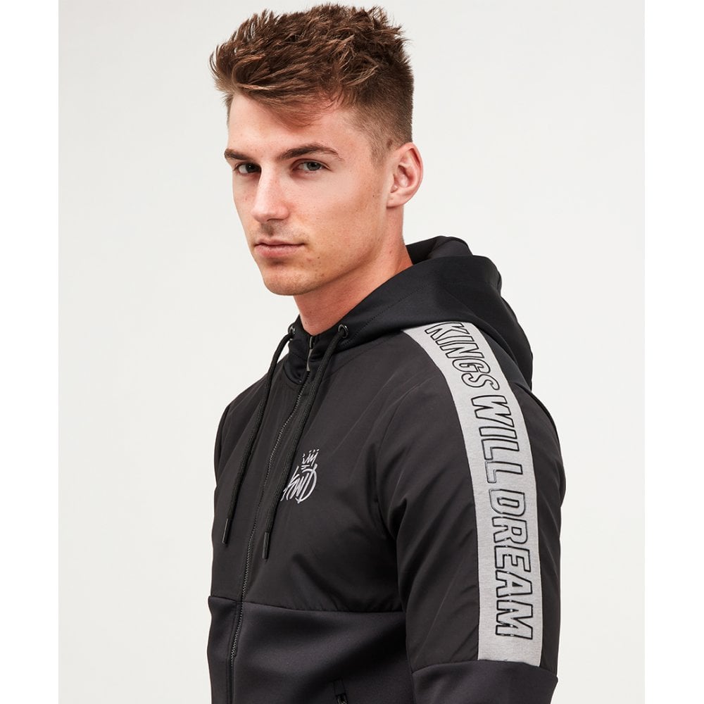 KINGS WILL DREAM DUNWEN ZIP HOOD BLACK