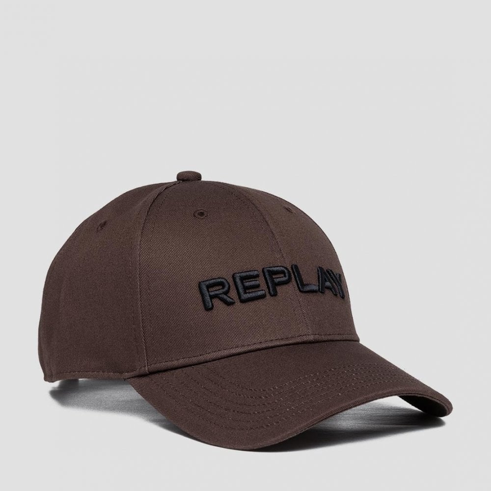 REPLAY AX4161 CAP CHOCOLATE