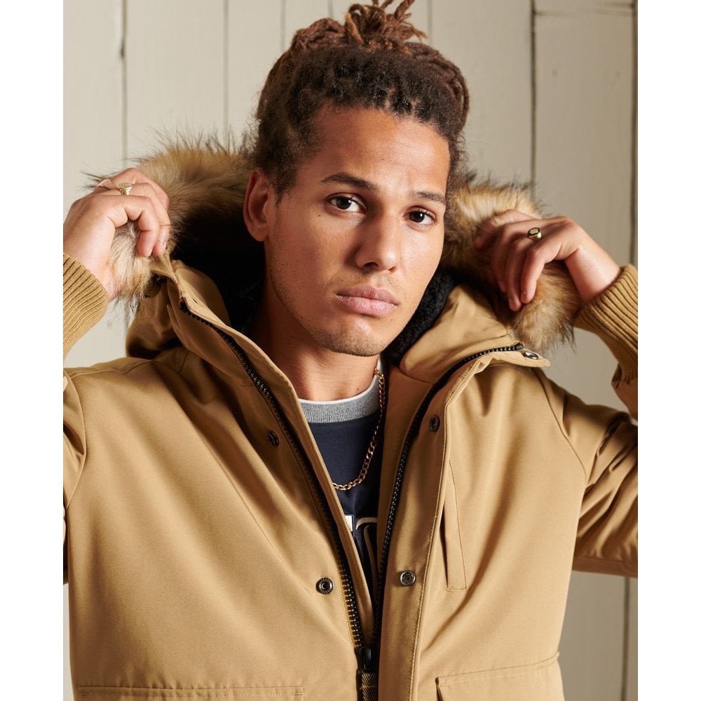 SUPERDRY EVEREST BOMBER JACKET CAMEL