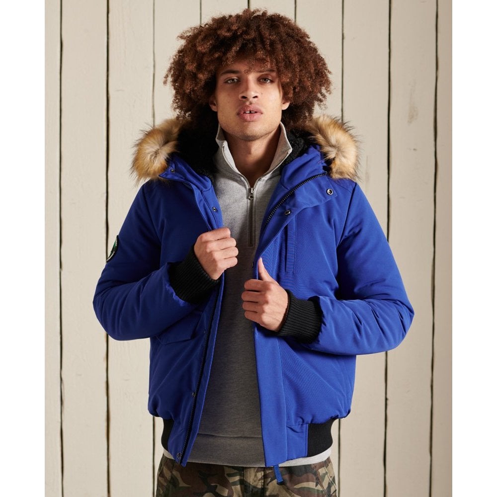 SUPERDRY EVEREST BOMBER JACKET COBALT