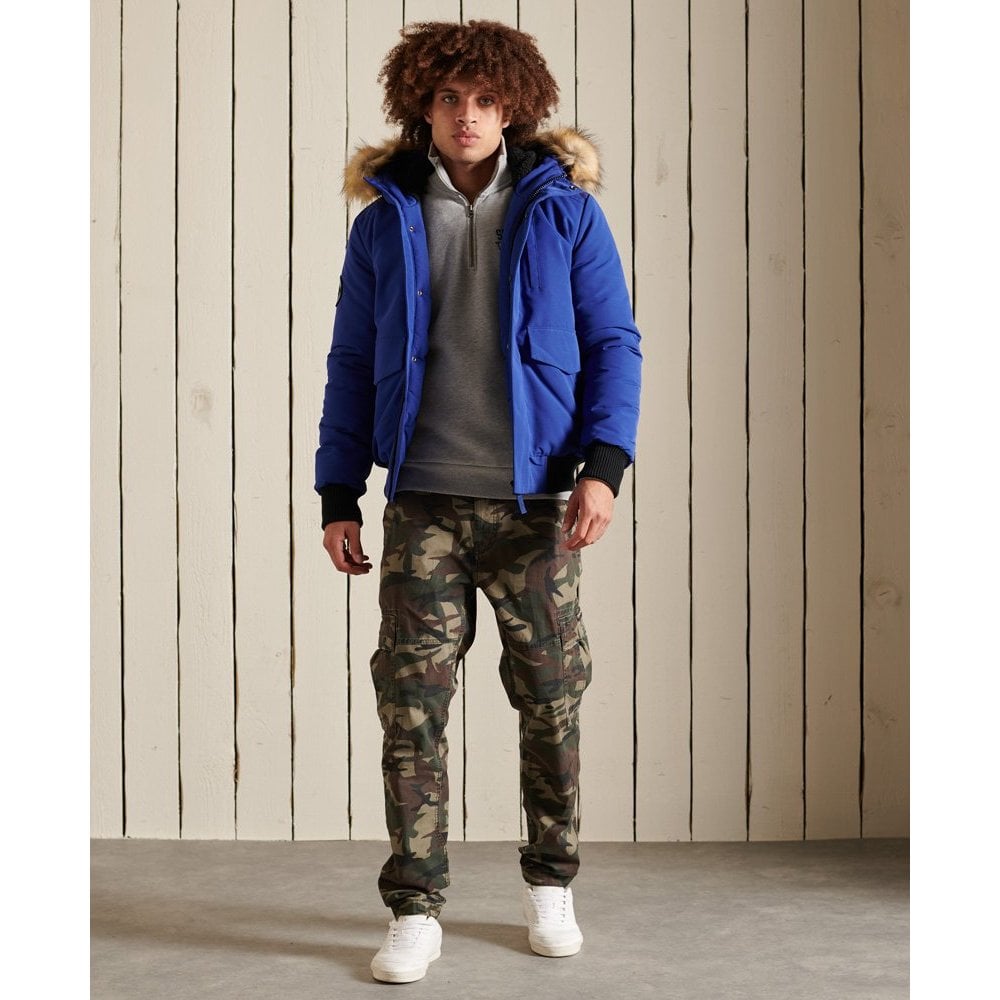 SUPERDRY EVEREST BOMBER JACKET COBALT