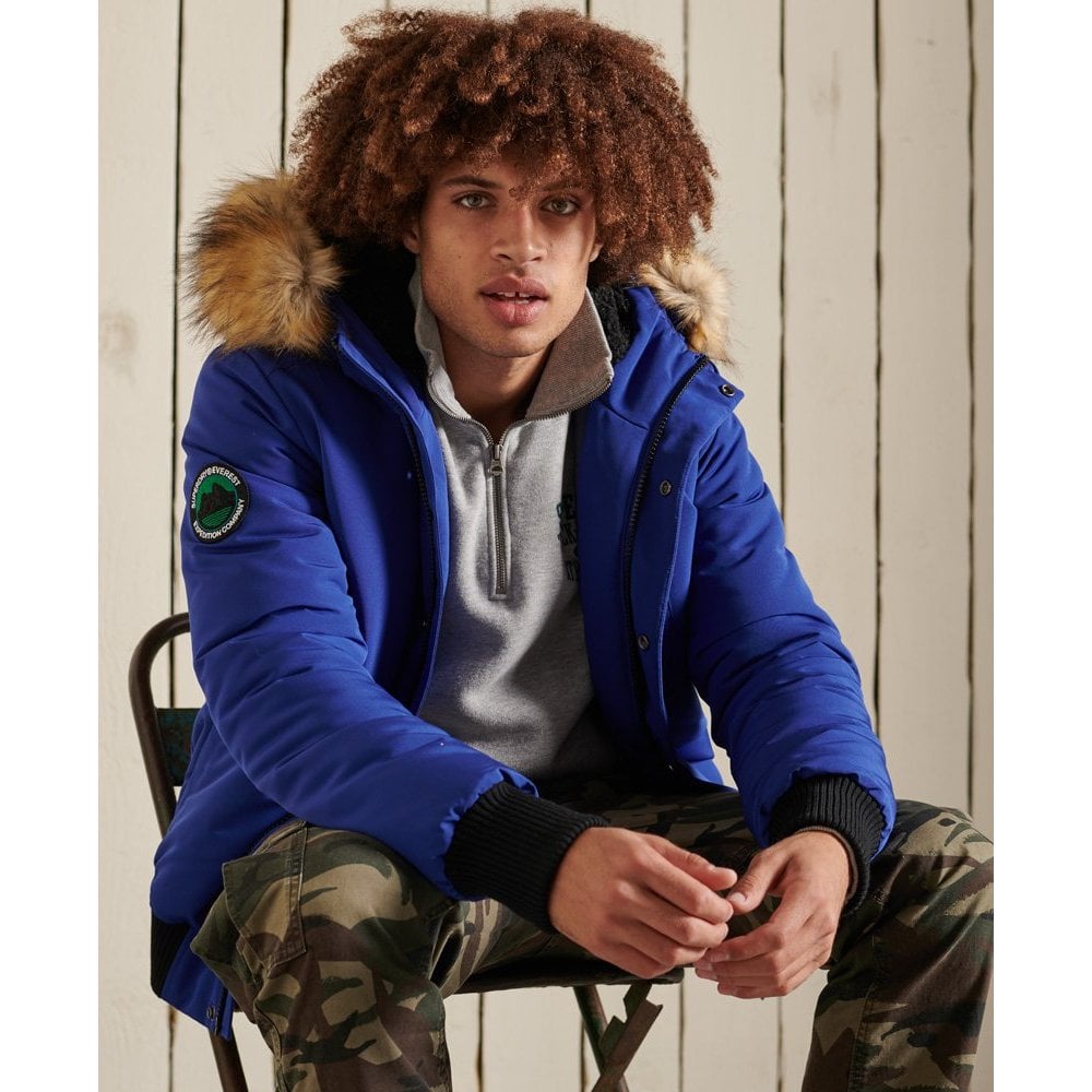 SUPERDRY EVEREST BOMBER JACKET COBALT