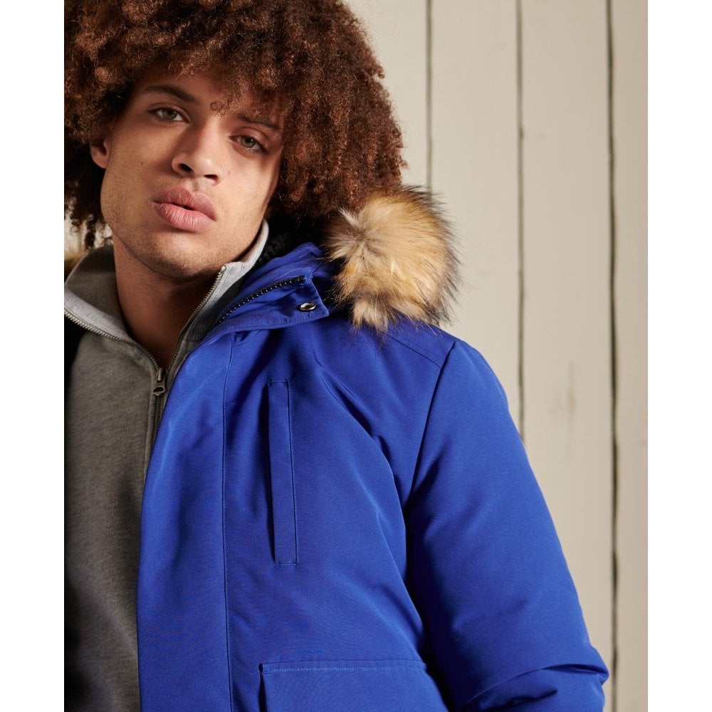 SUPERDRY EVEREST BOMBER JACKET COBALT