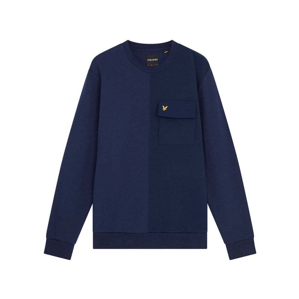 LYLE & SCOTT ML1528V TECH POCKET SWEATSHIRT NAVY