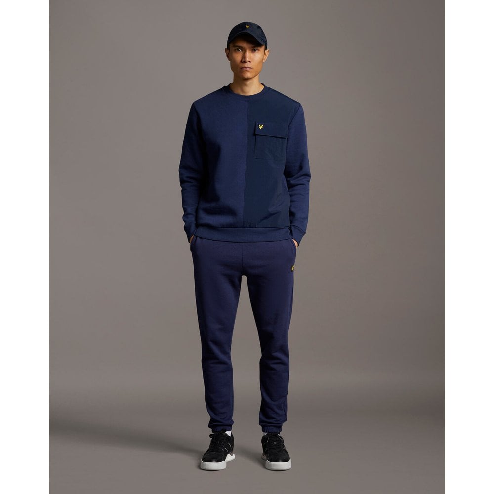 LYLE & SCOTT ML1528V TECH POCKET SWEATSHIRT NAVY