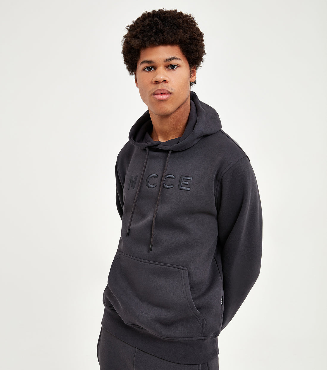 Nicce Mercury Hoodie Dark Grey Vault Menswear