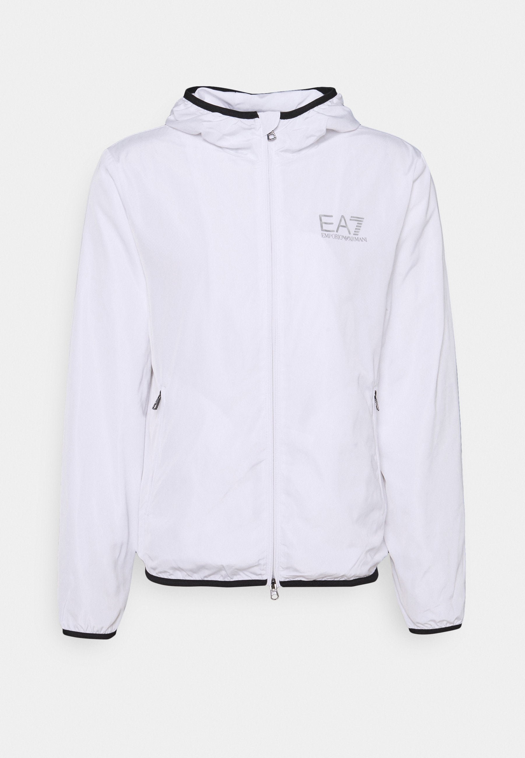 Ea7 white jacket sale