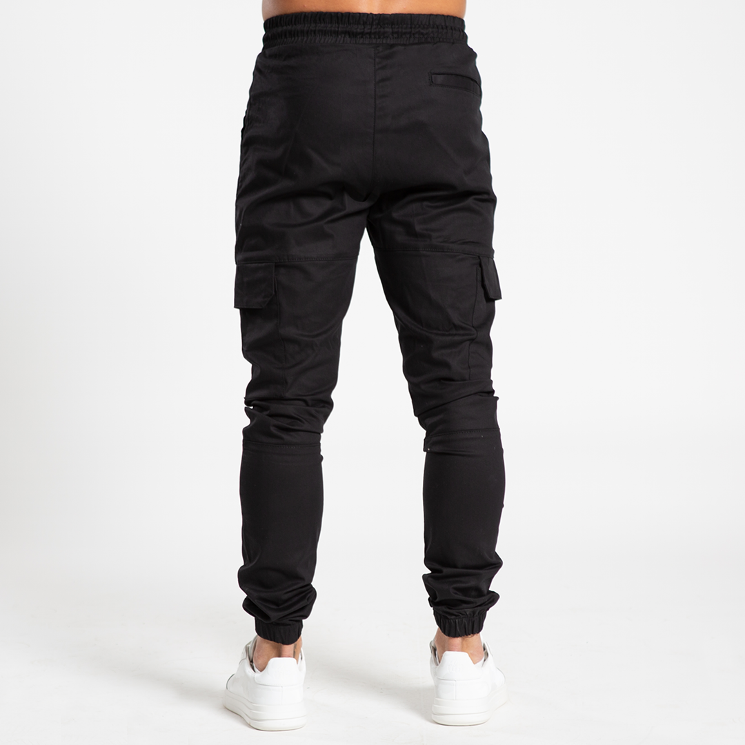 Bee Inspired Lyndon Cargo Pants Black – Vault Menswear