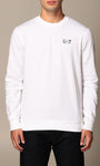 EA7 Emporio Armani 8Npm52 Crew Sweatshirt White/Black