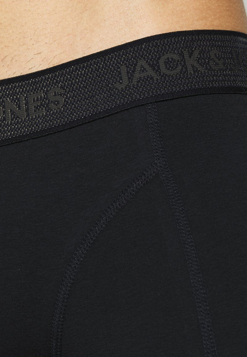 Jack & Jones Waistband 3 Pack Trunk Triple Black